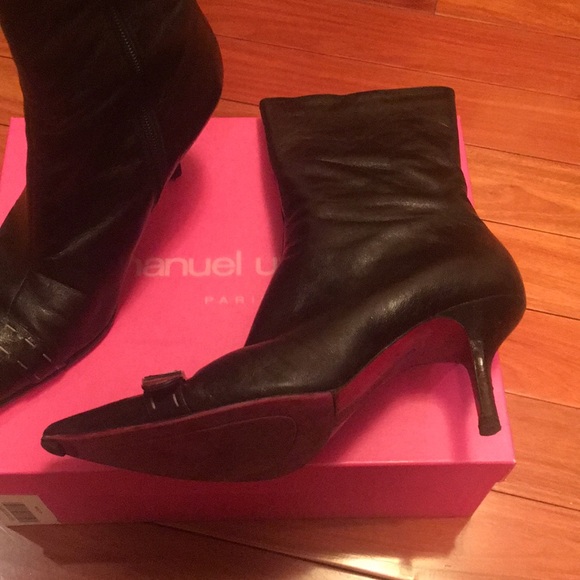 Leather heeled boots - Picture 2 of 3